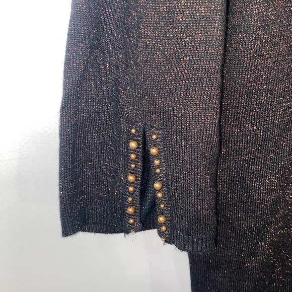 Ladies sweater set in gold & black - size 2XL - Picture 5 of 5